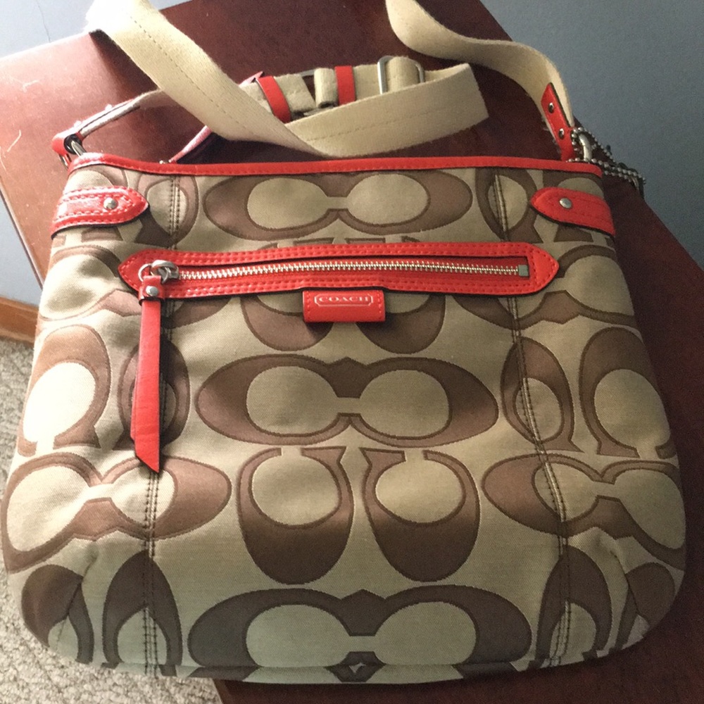 Coach cross body purse